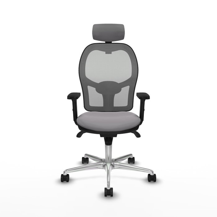 PIQUERAS Y CRESPO Silla de oficina Jorquera con mecanismo Sincro Gris PIQUERAS Y CRESPO Silla de oficina Jorquera con mecanismo Sincro Gris
