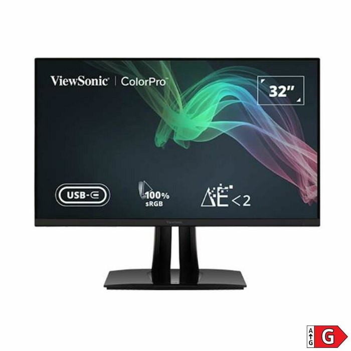 ViewSonic Monitor VP3256-4K 32" IPS 4K UHD Monitor con USB-C y Altavoces - VP3256-4K