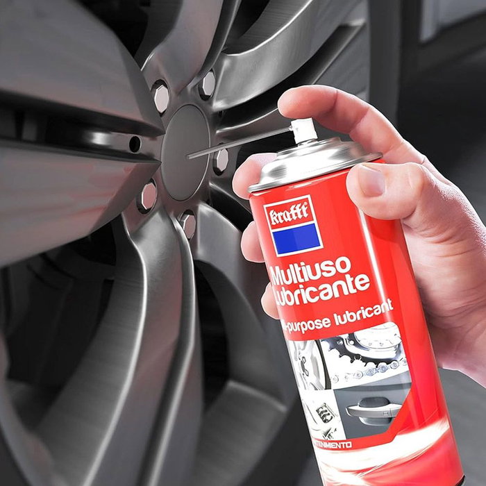 Krafft Lubricante Multi-Uso 400ml Anti-Humedad Anti-Corrosión Desbloqueante Penetrante Repara Cerraduras y Mecanismos Krafft Lubricante Multi-Uso 400ml Anti-Humedad Anti-Corrosión Desbloqueante Penetrante Repara Cerraduras y Mecanismos