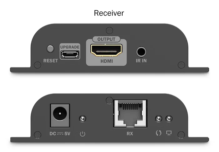 Digitus Receptor IP HDMI 4K/60Hz DS-55352 Negro Digitus Receptor IP HDMI 4K/60Hz DS-55352 Negro