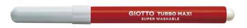 Rotulador Fibra Giotto Turbo Maxi Rojo Carmin (Set de 12) Rotulador Fibra Giotto Turbo Maxi Rojo Carmin (Set de 12)