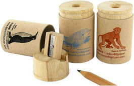 Afilalapiz Kum Madera 1 Solo Uso Con Deposito Cilindrico Caja 20