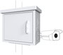 Lanview Gabinete CCTV Midi Radius para 4 cámaras Montado en Poste