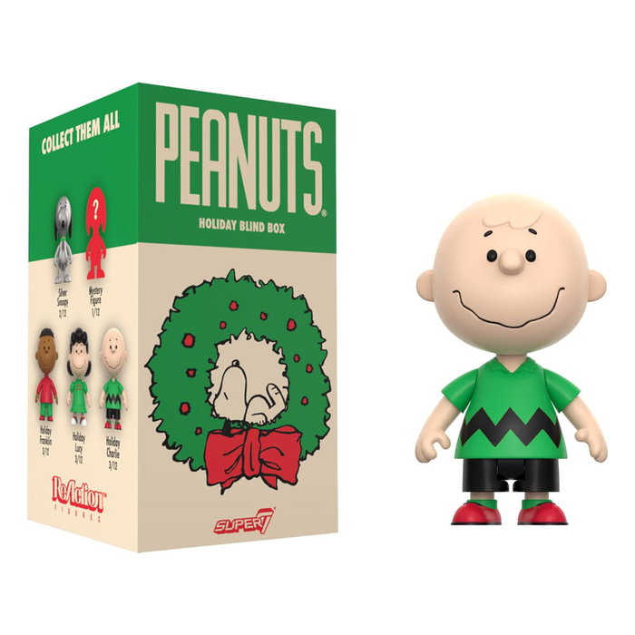 Super7 Peanuts Figuras ReAction Wave 08 Holiday Expositor de 12 Unidades Super7 Peanuts Figuras ReAction Wave 08 Holiday Expositor de 12 Unidades