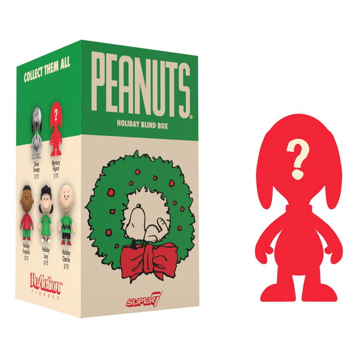 Super7 Peanuts Figuras ReAction Wave 08 Holiday Expositor de 12 Unidades Super7 Peanuts Figuras ReAction Wave 08 Holiday Expositor de 12 Unidades