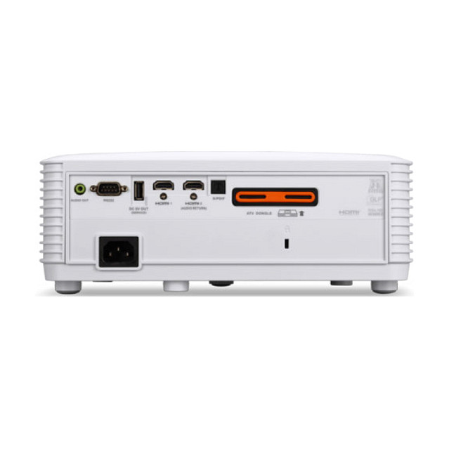 Acer Proyector Vero HL6510ATV 4K UHD DLP Láser, 4000 Lúmenes ANSI, Relación de Contraste 50000:1, 3 Puertos HDMI 2.0, Altavoz 10W, Blanco