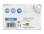 Liderpapel Anilla bisagra niquelada n.4 diámetro 40 mm, caja de 10 unidades