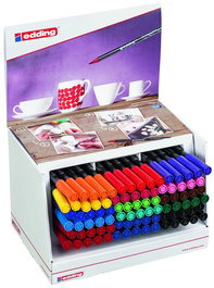 Rotul.Edding 4200 Porcelana. Col.Surtidos. Expositor De 90