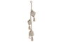 DKD Home Decor Macetero Crudo Macrame 2 x 93 x 46 cm Algodon Madera