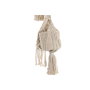 DKD Home Decor Macetero de Algodón y Madera con Macramé