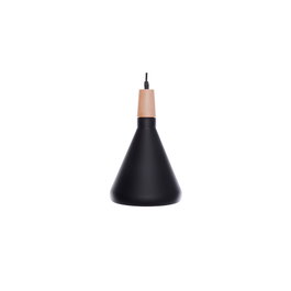 SKD Lámpara Colgante Eloise Metal y Madera con Cable Regulable en Altura SKD-P015-B