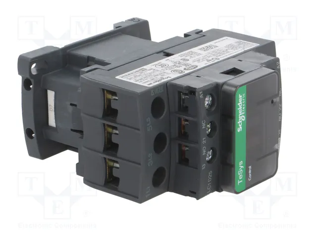 Schneider Electric LC1D25D7 TeSys D Contactor 3-polar 25A 42VAC Schneider Electric LC1D25D7 TeSys D Contactor 3-polar 25A 42VAC