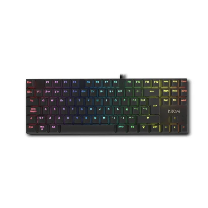 Krom Klass Pack Gaming 4 en 1 RGB Negro con Teclado Mecánico TKL Krom Klass Pack Gaming 4 en 1 RGB Negro con Teclado Mecánico TKL