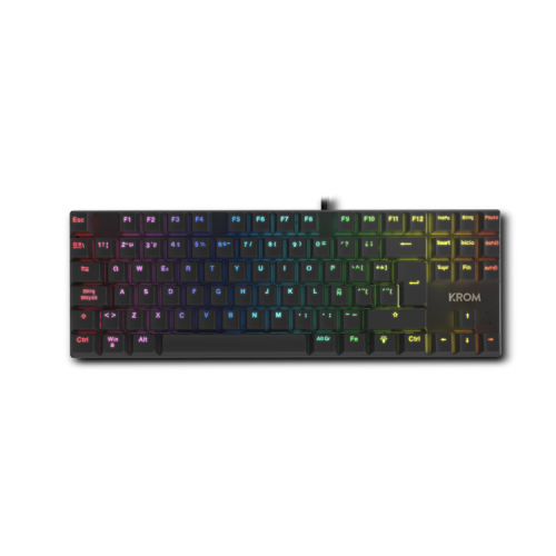 Krom Klass Pack Gaming 4 en 1 RGB Negro