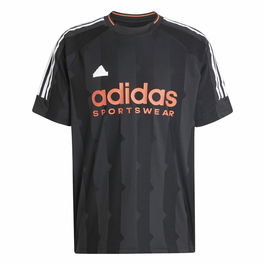 Camiseta de Manga Corta Hombre Adidas House Of Tiro Jacquard Jersey Negro