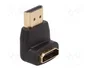 QOLTEC Adaptador HDMI con Conector de 90° Arriba/Abajo
