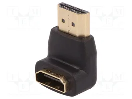 QOLTEC Adaptador HDMI con Conector de 90° Arriba/Abajo