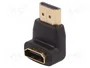 QOLTEC Adaptador HDMI con Conector de 90° Arriba/Abajo