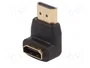 QOLTEC Adaptador HDMI con Conector de 90° Arriba/Abajo