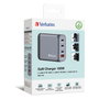 Verbatim GNC-100 Cargador de Pared GaN 100W 4 Puertos (3xUSB-C, 1xUSB-A)