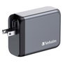 Verbatim GNC-100 Cargador de Pared GaN 100W 4 Puertos (3xUSB-C, 1xUSB-A)