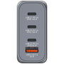 Verbatim Gnc-100 Cargador de Pared Gan 100W Usb-A 3.0 y 3x Usb-C 3.0