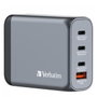 Verbatim GNC-100 Cargador de Pared GaN 100W 4 Puertos (3xUSB-C, 1xUSB-A)