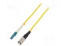 QOLTEC Cable de conexión de fibra óptica FC/UPC a LC/UPC 5m SMF