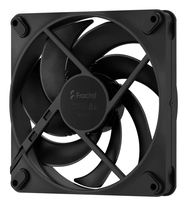Fractal Design Momentum 14 Ventilador para PC 140 mm Negro PWM, 1800 RPM, 31.9 dB, Flujo Aire 135.6 m³/h, Presión 2.26 mmH2O, Rodamiento FDB - FD-F-MO1-1401