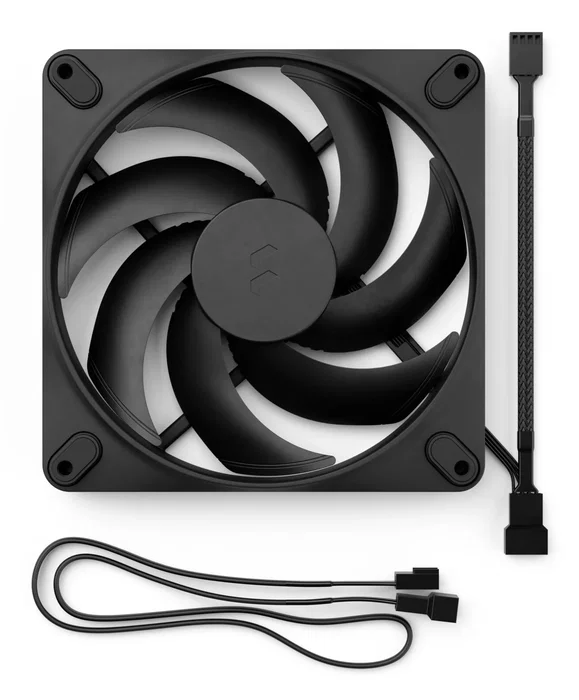 Fractal Design Momentum 14 Ventilador para PC 140 mm Negro PWM, 1800 RPM, 31.9 dB, Flujo Aire 135.6 m³/h, Presión 2.26 mmH2O, Rodamiento FDB - FD-F-MO1-1401