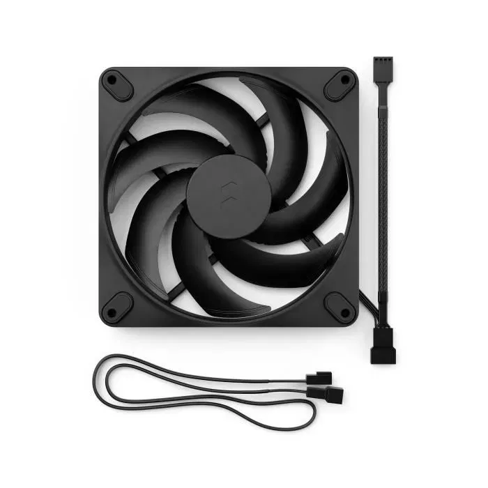 Fractal Design FRA7340172708865 Ventilador para PC Momentum 14 FDB Control PWM Aspas Barridas con Reducción de Ruido Negro
