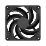 Fractal Design FRA7340172708865 Ventilador para PC Momentum 14 FDB Control PWM Aspas Barridas con Reducción de Ruido Negro