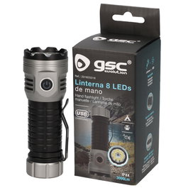 GSC Evolution Linterna de mano 8 LEDs 30W