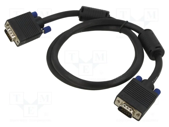 DeLOCK Cable VGA de 1 m, Macho-Macho, Negro DeLOCK Cable VGA de 1 m, Macho-Macho, Negro