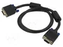 DeLOCK Cable VGA de 1 m, Macho-Macho, Negro