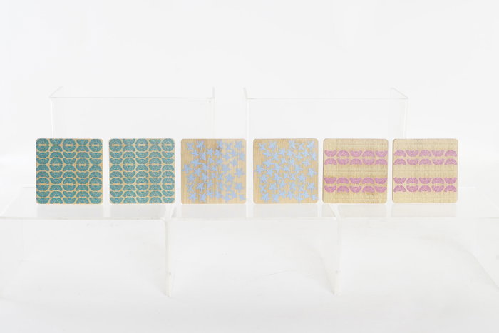DKD Home Decor Set de 6 Posavasos de Bambú Africa Turquesa 10x10x1 cm DKD Home Decor Set de 6 Posavasos de Bambú Africa Turquesa 10x10x1 cm