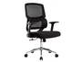 Q-connect Silla de Oficina Lucca Malla, Base Metálica, Ruedas Premium, Ajustable, Negro