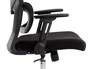 Q-connect Silla de Oficina Lucca Malla, Base Metálica, Ruedas Premium, Ajustable, Negro