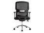 Q-connect Silla de Oficina Lucca Malla, Base Metálica, Ruedas Premium, Ajustable, Negro