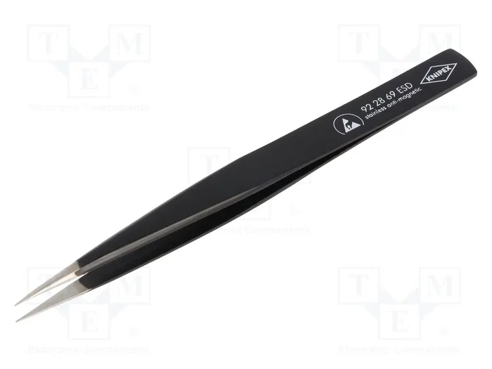 KNIPEX Pinza de precisión rectos 130mm ESD punta agudo KNIPEX Pinza de precisión rectos 130mm ESD punta agudo