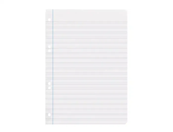 Liderpapel Recambio Din A5 100 hojas 75 g pauta 3,5 mm con margen 6 taladros