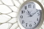 DKD Home Decor Reloj Champan Plateado 4 x 50 x 50 cm Set de 5 (2 Unidades)