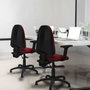 PIQUERAS Y CRESPO Silla de oficina Aýna Azul claro con mecanismo Asincro