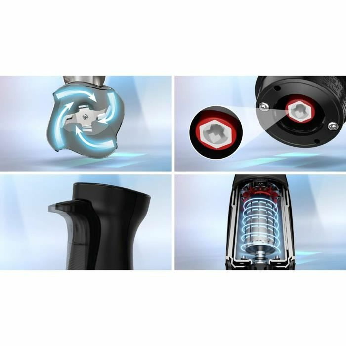 Batidora de mano ErgoMaster Serie 6 - BOSCH - motor 1000 W - 4 cuchillas QuattroBlade Pro