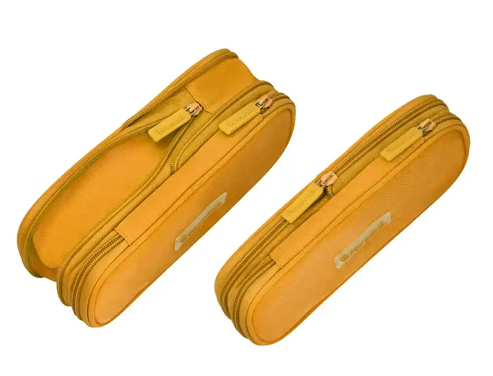 Liderpapel Estuche portatodo Color Pop amarillo con compartimento extensible