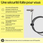 HP Essential Nano Combination Cable Lock para portátil, bloqueo sin llave