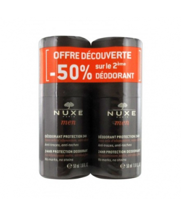 Nuxe Men 24Hr Protect Deo Duo Pack 2x50 ml