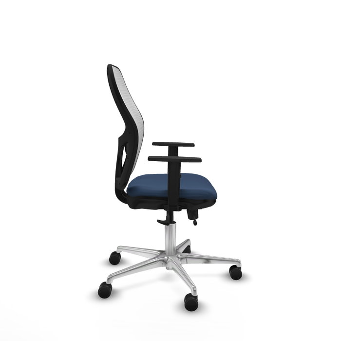 PIQUERAS Y CRESPO Silla de oficina Jorquera Azul marino y Blanco