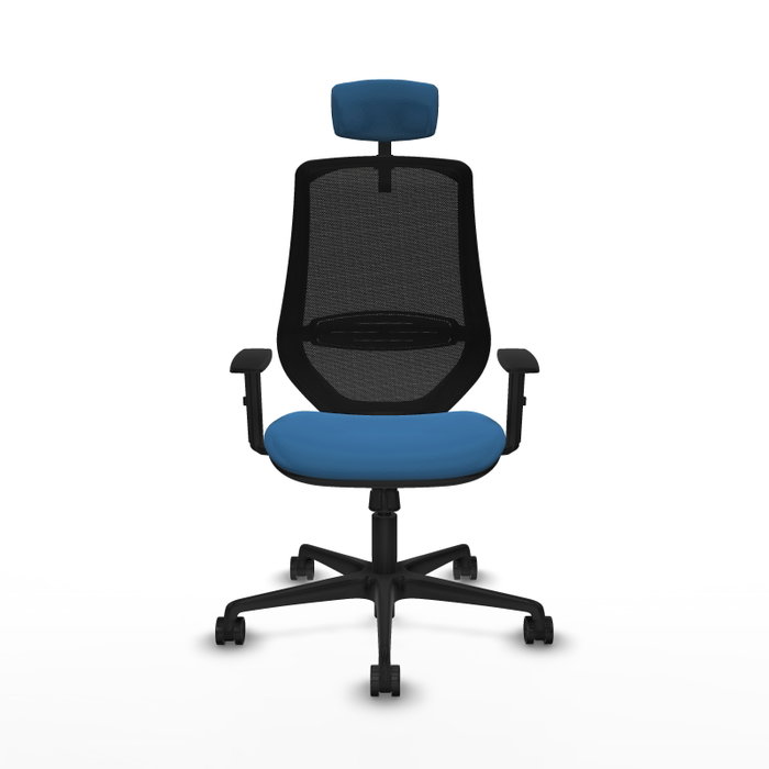 PIQUERAS Y CRESPO Silla de oficina Mardos con mecanismo Sincro, Azul claro y Negro PIQUERAS Y CRESPO Silla de oficina Mardos con mecanismo Sincro, Azul claro y Negro
