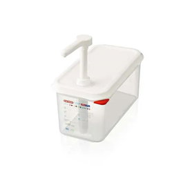 ARAVEN Dispensador de salsa GN 1/4 de 4,3 L